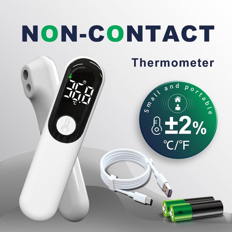 aloway Rechargeable Non-Contact Forehead Thermometer for Adults and Kids, Medical Digital Touchless with Fast Reading​ - Image 3
